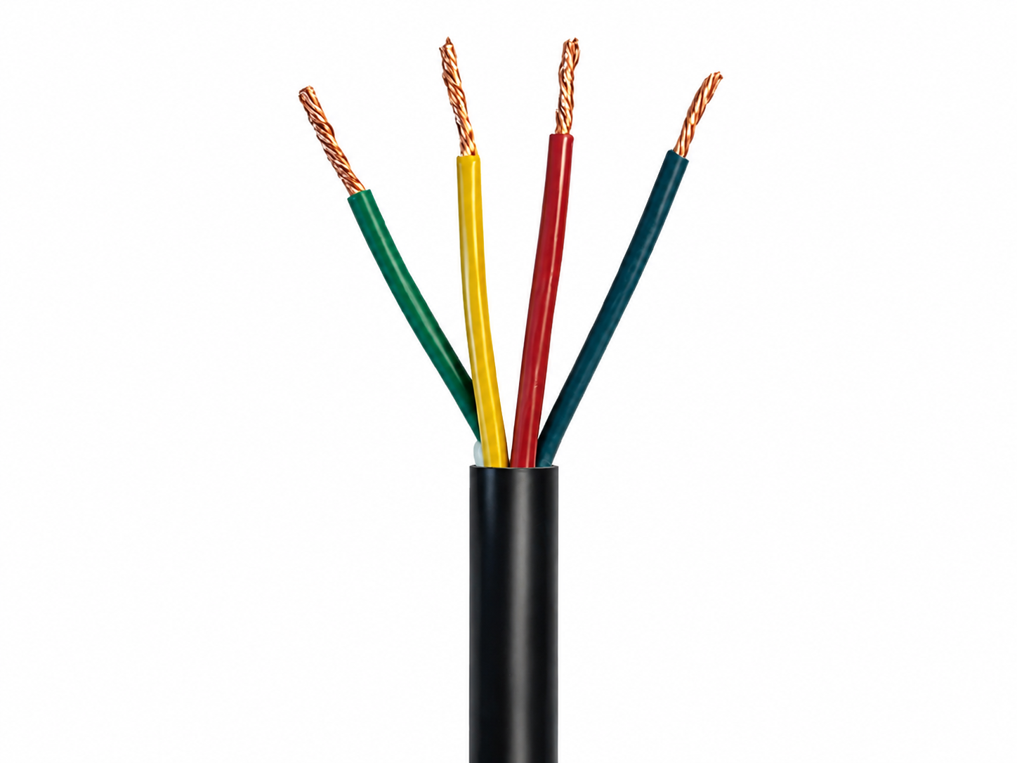 Fluoroplastic cable