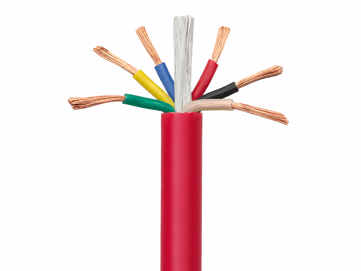 Silicone rubber cable