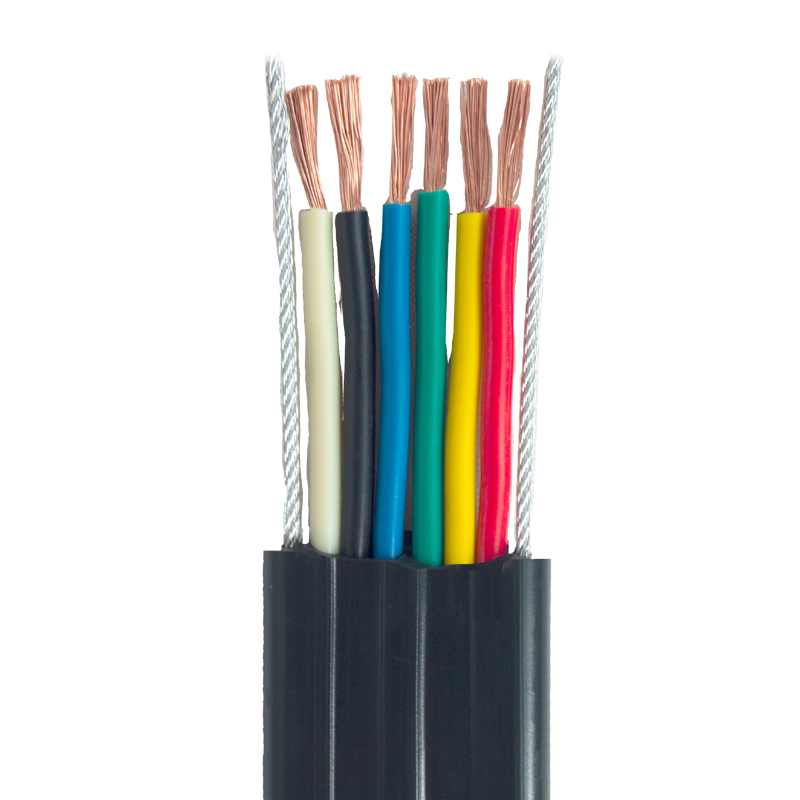 Nitrile PVC Flat Cable with Steel Wire